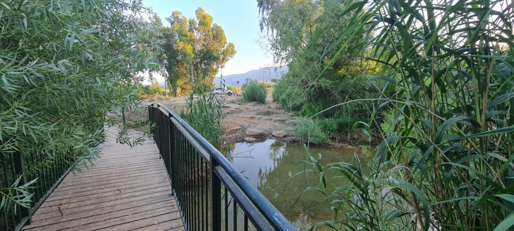 בריכת המנחת פארק המטוס - נחל עיון