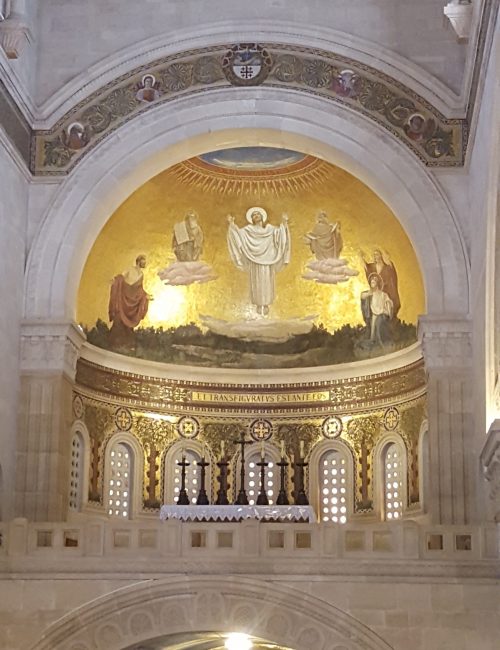 כנסיית ההשתנות הר תבור שביל הפסגה