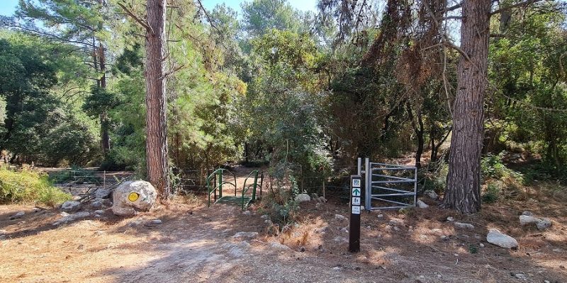 יער חניתה אתר חומה ומגדל עין כובשים ונחל הבאר