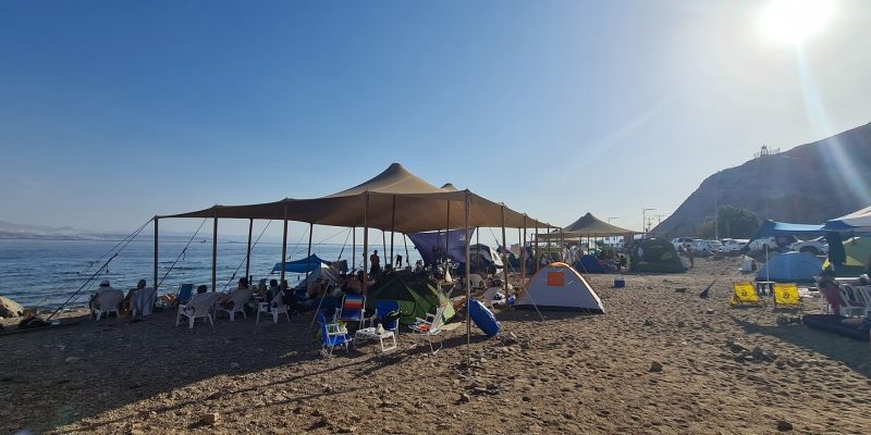 קמפינג באילת - החוף הדרומי