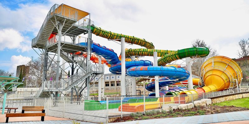 פארק מים בנוף הגליל. קרדיט: דוברות עיריית נוף הגליל