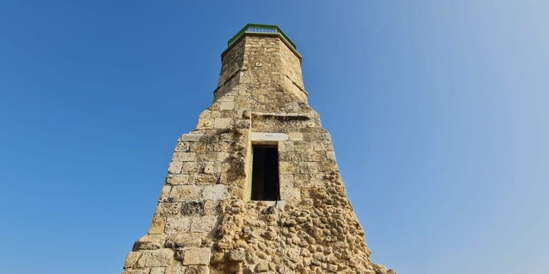 תל יבנה צריח המינרה