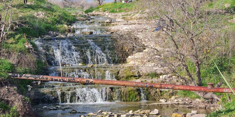 מפלי רז - נחל רז ברמות מנשה