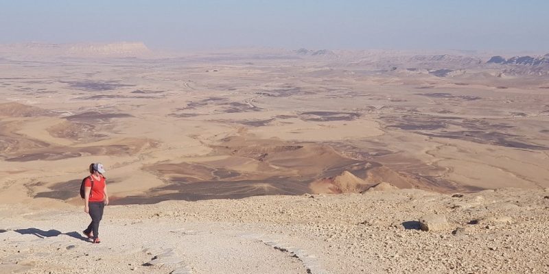 טיילת אלברט – שפת מכתש רמון