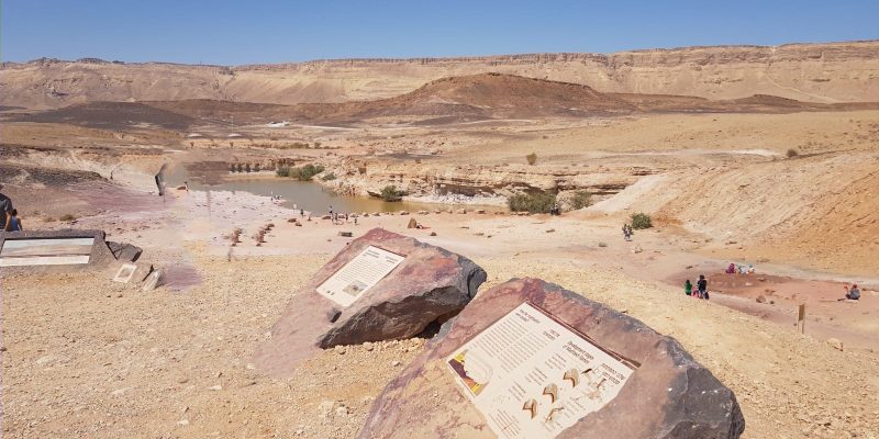 מכתש רמון - אתר אבן רוח מים