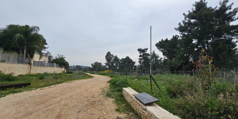 סיום טיילת היער העליונה החלק הנגיש